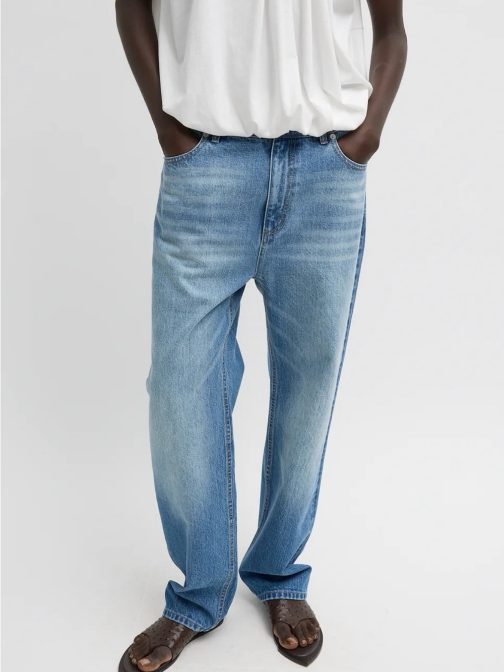 Tibi Selvage Denim 5 Pocket Alec Jean
